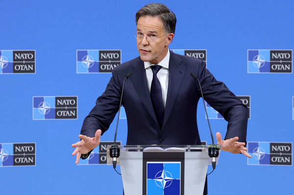 ▲▼ 北大西洋公約組織秘書長呂特（Mark Rutte）。（圖／路透）