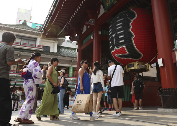 d8516994 ▲▼日本旅遊,東京旅遊,淺草,雷門。(圖/達志影像/美聯社)