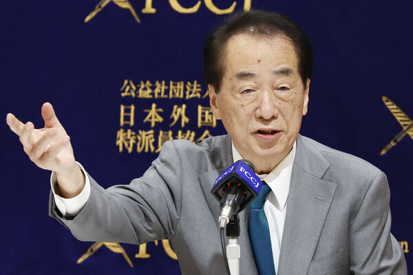 ▲▼日本前首相菅直人。（圖／路透）