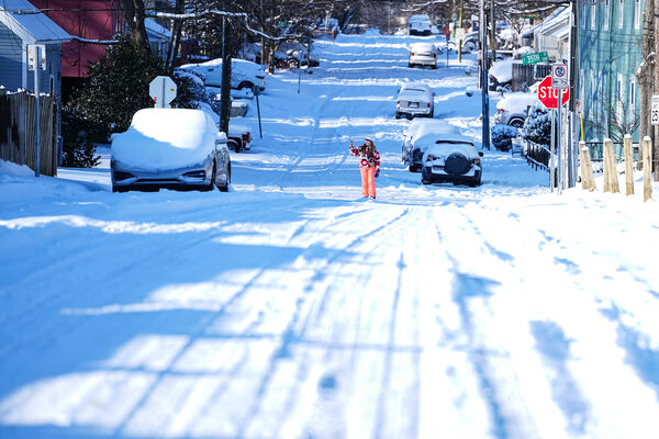 ▲▼美國暴風雪極端低溫寒流，北卡州。（圖／達志影像／美聯社）