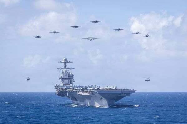 ▲▼美軍航空母艦。（圖／翻攝臉書／U.S. Navy）