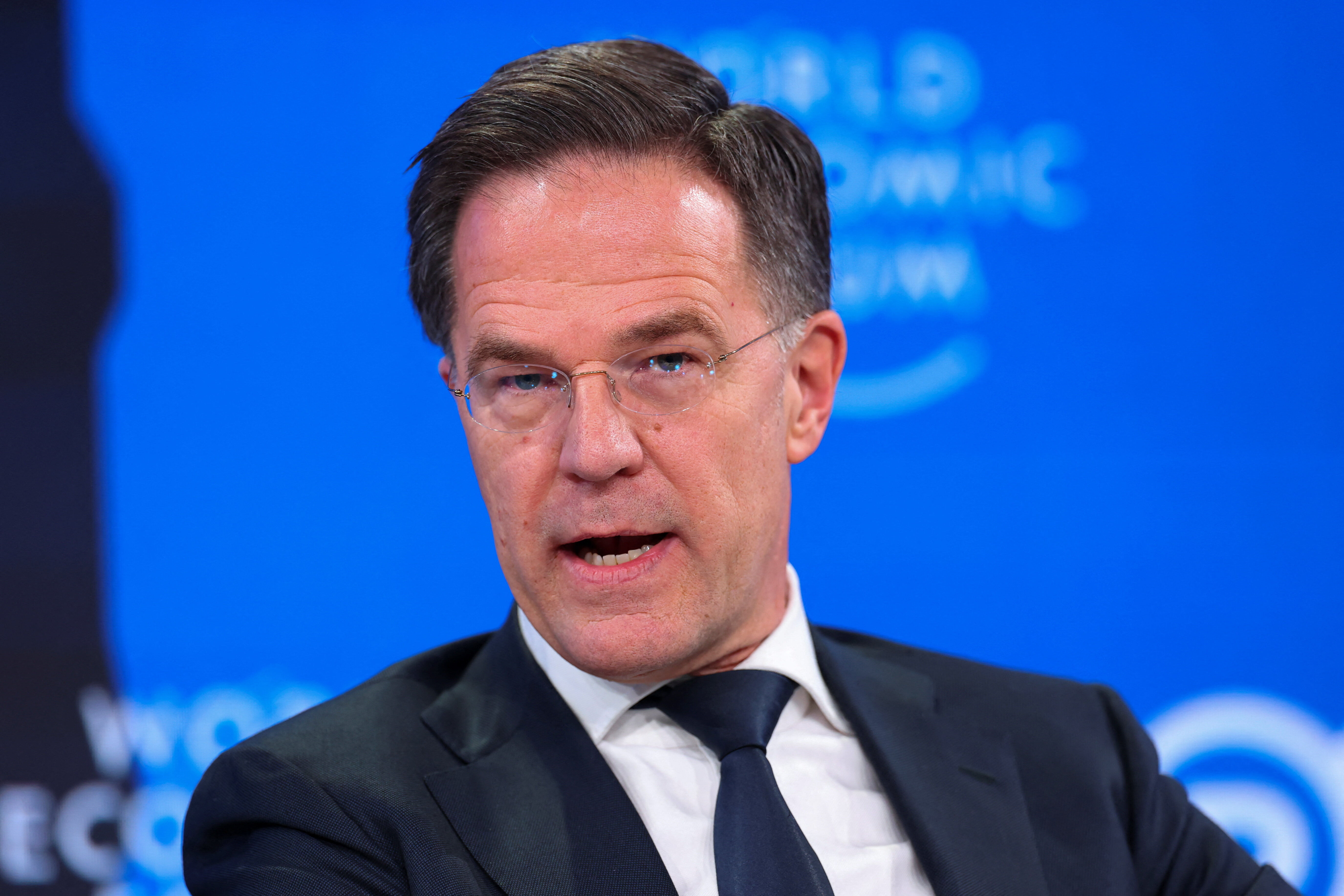 8591800-1 ▲▼北大西洋公約組織秘書長呂特(Mark Rutte)。(圖/路透)