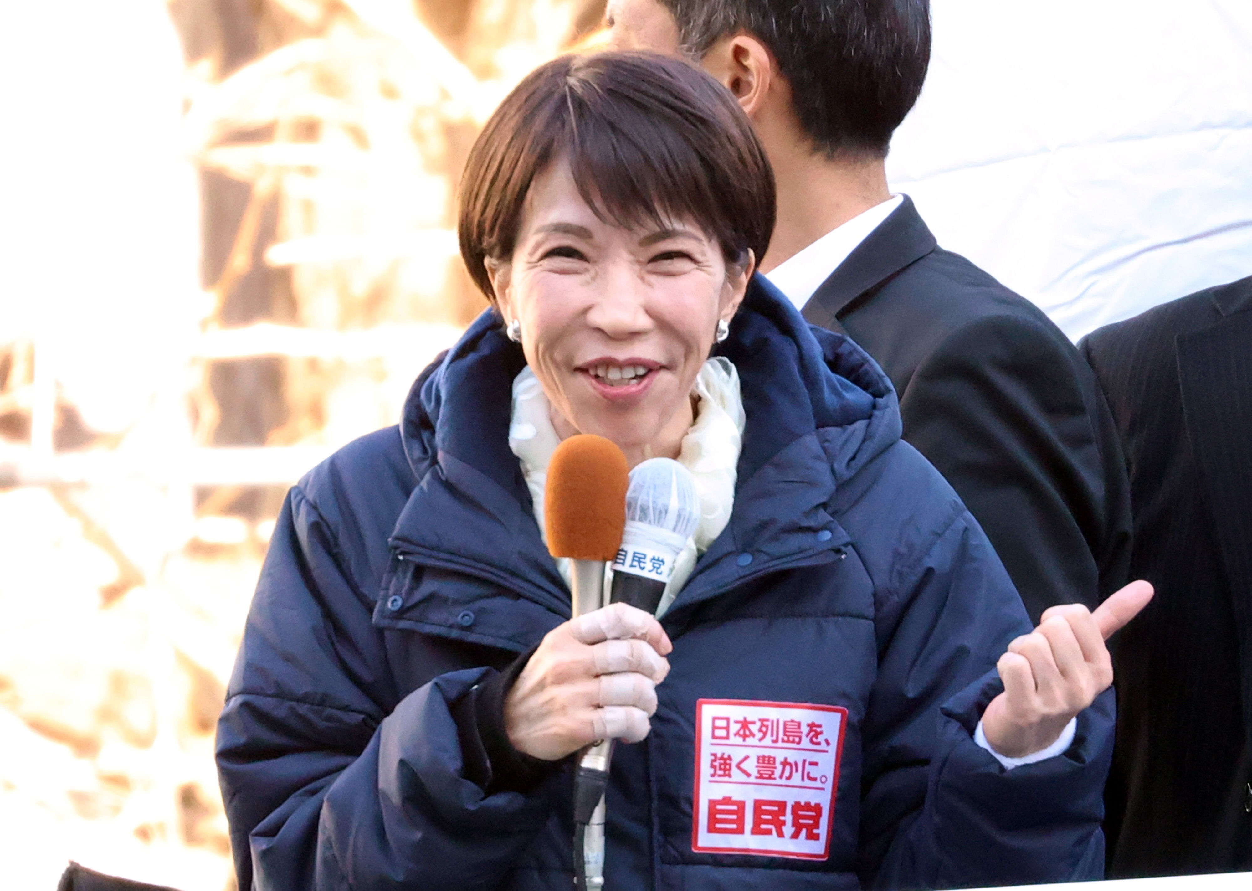 ▲▼日本首相兼自民黨總裁高市早苗於3日前往埼玉縣所澤市進行街頭演說，為該選區候選人柴山昌彥站台輔選。（圖／達志影像）