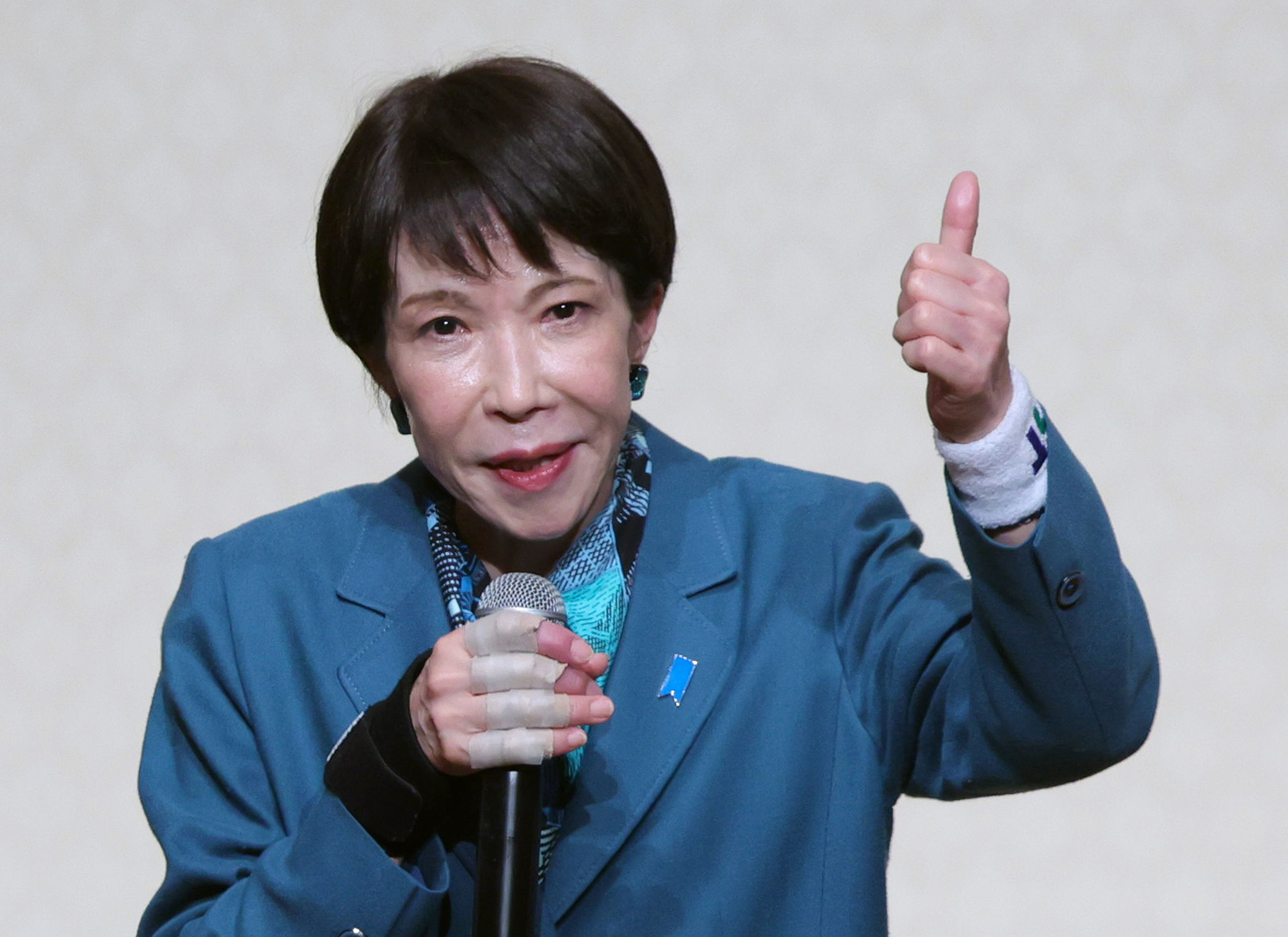▲▼日本首相高市早苗6日前往岩手縣北上市出席競選造勢活動。（圖／達志影像／美聯社）