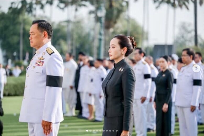 8626372-1 ▲▼泰看守總理阿努廷與小20歲女友塔納農(Thananon Niramit)結婚。(圖/翻攝IG/jaa.thananon)
