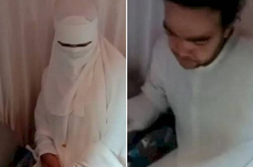 8628475-1 ▲▼網戀「蒙面女」閃婚!27歲戀愛腦男婚禮揭面紗 愛妻竟是鬍鬚男 。(圖/翻攝自Facebook)