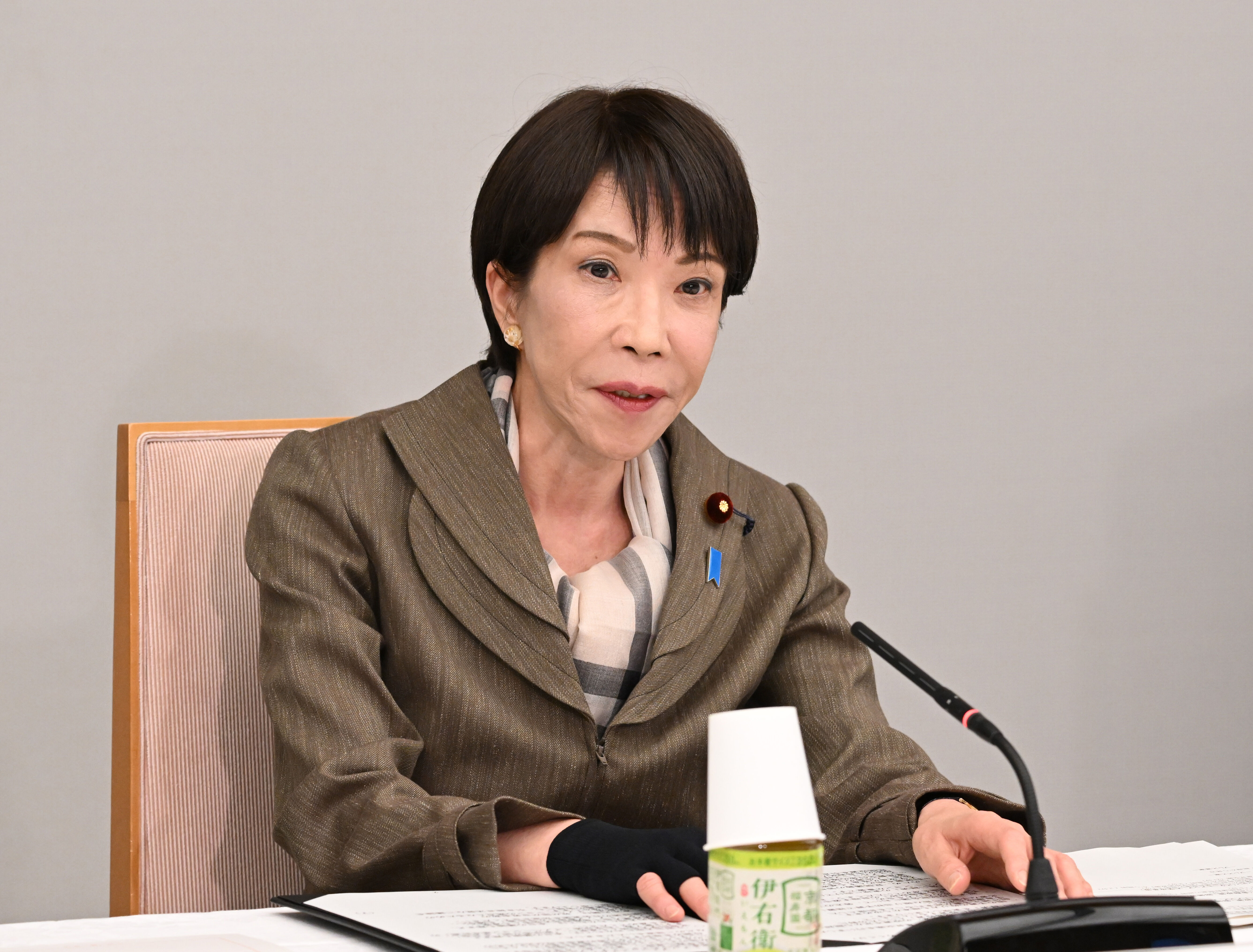 ▲▼日本首相高市早苗坦承，向自民黨當選眾議院贈送百貨型錄禮券。（圖／達志影像／美聯社）
