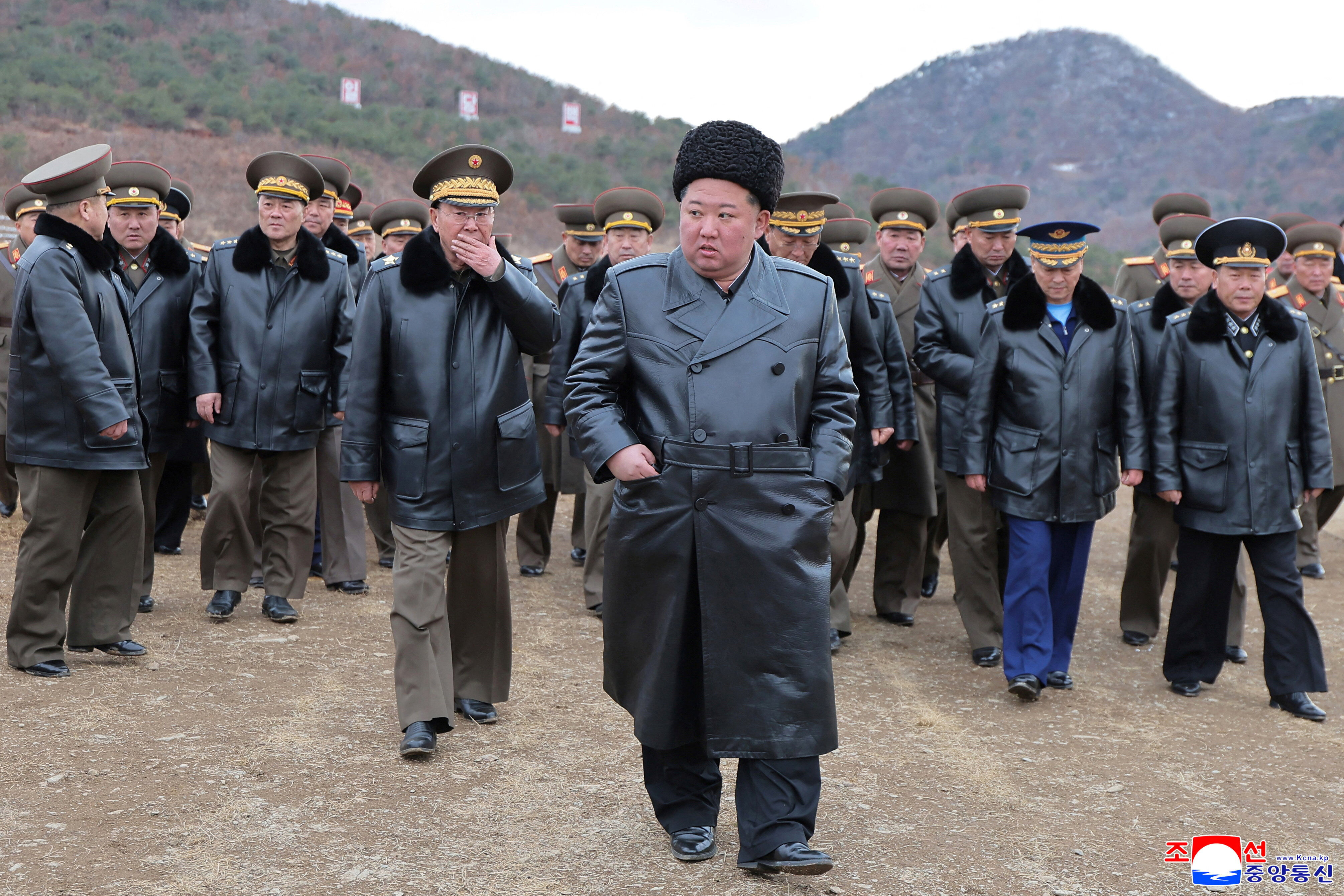 8644969-1 ▲▼北韓最高領導人金正恩前往平壤視察狙擊手射擊比賽。(圖/路透)