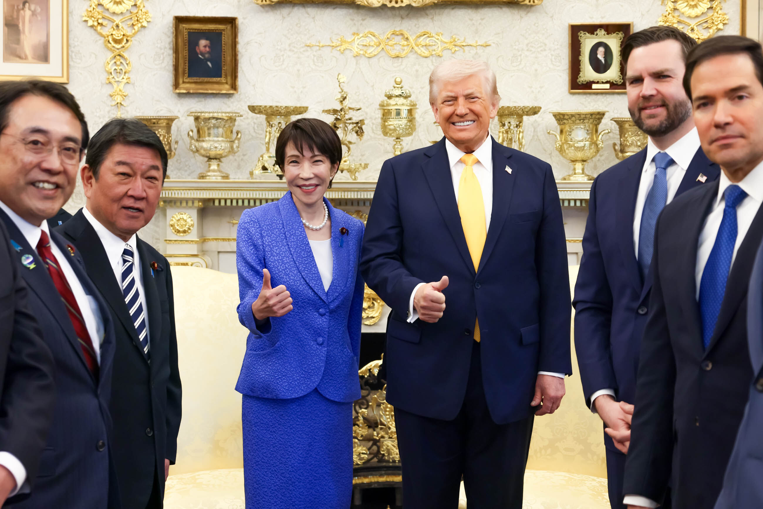 ▲▼高市早苗與川普在白宮會面。（圖／X／高市早苗）