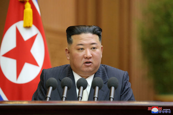 d6559855-1 ▲▼金正恩8日在最高人民會議上發表施政演說。(圖/路透)