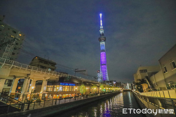 d6689244-2 ▲▼東京水岸街道,東京晴空塔,東京旅遊,日本旅遊,日本夜景。(圖/記者蔡玟君攝)