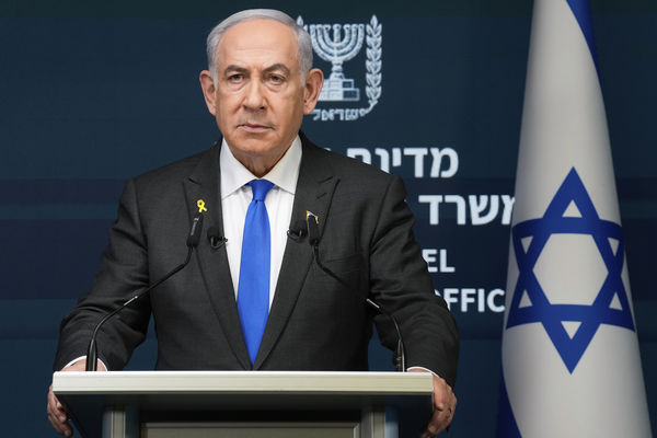 d8051005-1 ▲▼ 以色列總理納坦雅胡(Benjamin Netanyahu) 。(圖/達志影像/美聯社)