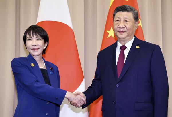 ▲▼習近平,高市早苗。（圖／路透）
