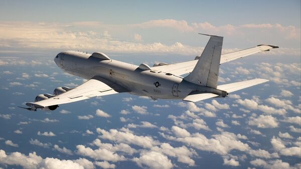 ▲▼美國海軍波音E-6「水星」（Boeing E-6B Mercury）戰略通訊機。（圖／翻攝臉書廷克空軍基地（Tinker Air Force Base））