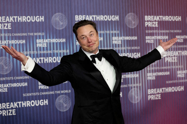 d8546539 ▲▼全球首富、特斯拉(Tesla)執行長馬斯克(Elon Musk)。(圖/路透)