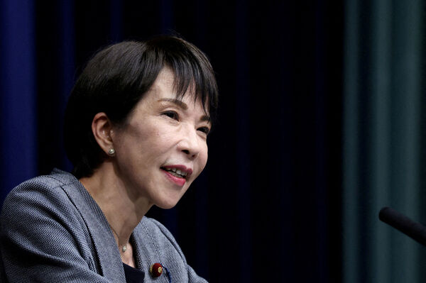 ▲▼日本首相高市早苗預計19日晚間6時召開記者會，針對解散眾議院進行說明。（圖／路透）