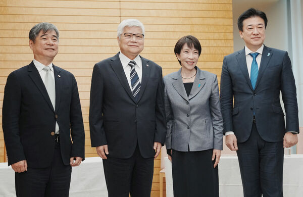 ▲▼台積電董事長魏哲家赴日拜會日本首相高市早苗。（圖／路透）