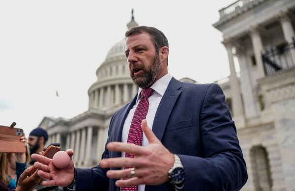 ▲▼奧克拉荷馬州共和黨籍聯邦參議員穆林（Markwayne Mullin）。（圖／路透社）