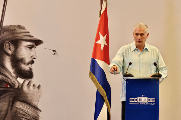 ▲▼古巴總統迪亞斯-卡內爾（Miguel Díaz-Canel）。（圖／路透）