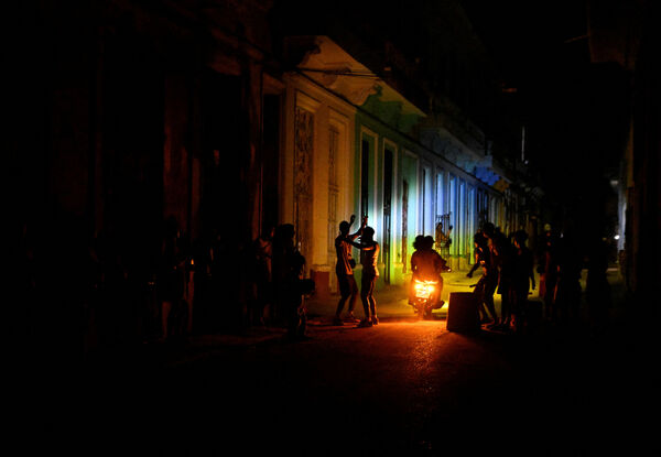 ▲▼2026年3月16日，古巴電網崩潰，大規模停電，首都哈瓦那（Havana）一片黑暗。（圖／路透）