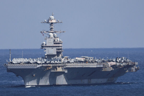 d8663051-1 ▲▼全球最大航母「福特號」(USS Gerald R. Ford)。(圖/路透)