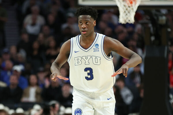 ▲今年NBA「選秀狀元」大熱門迪班薩，NCAA三月瘋錦標賽首輪意外爆冷出局。（圖／達志影像／美聯社）