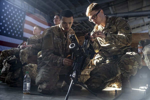 ▲▼美國陸軍第82空降師（82nd Airborne Division）。（圖／達志影像／美聯社）
