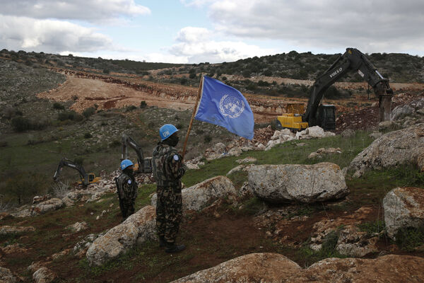 ▲▼聯合國駐黎巴嫩臨時部隊（UNIFIL）。（圖／達志影像／美聯社）