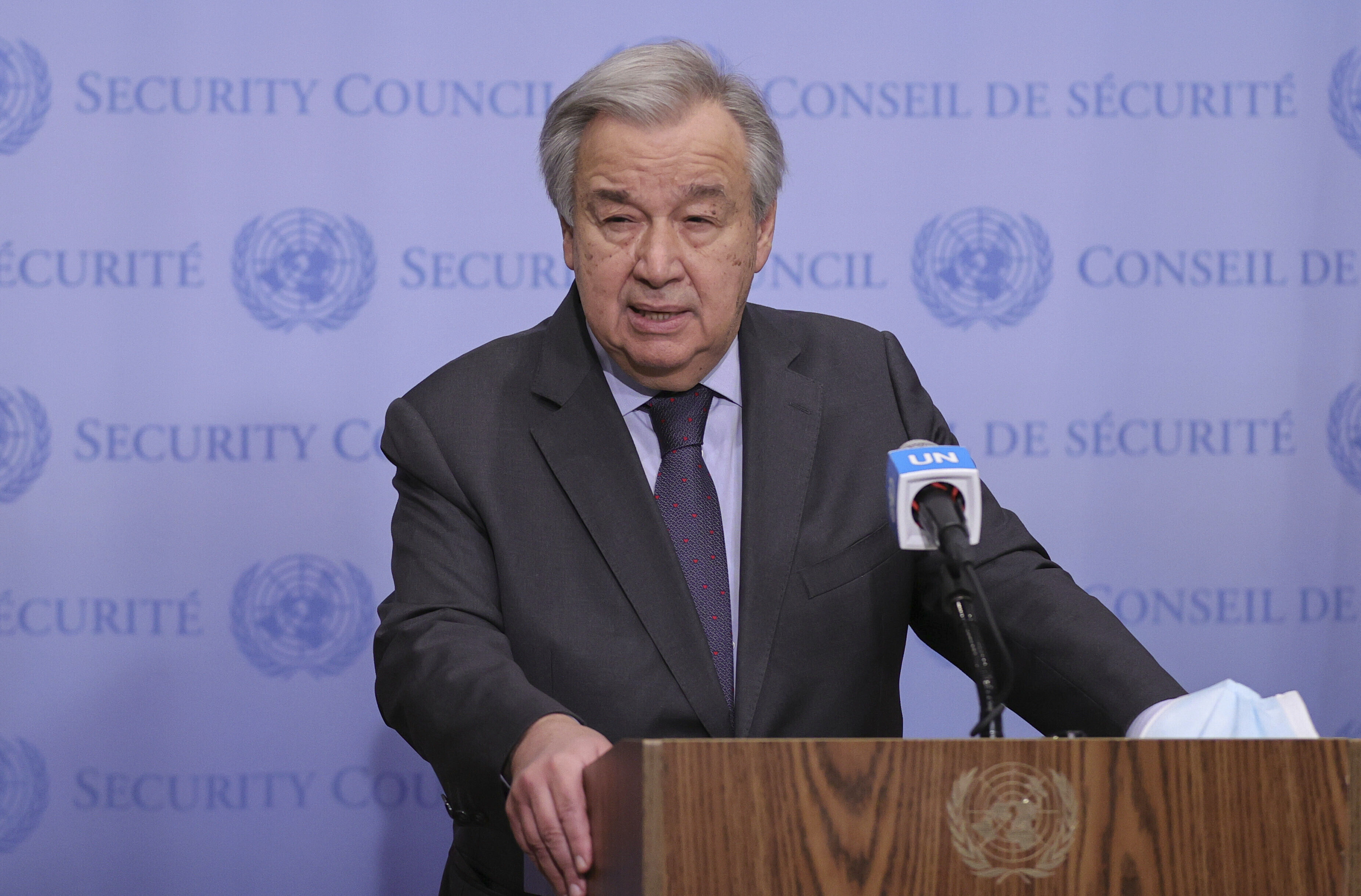 6160733-1 ▲▼聯合國秘書長古特雷斯(António Guterres)。(圖/達志影像/美聯社)