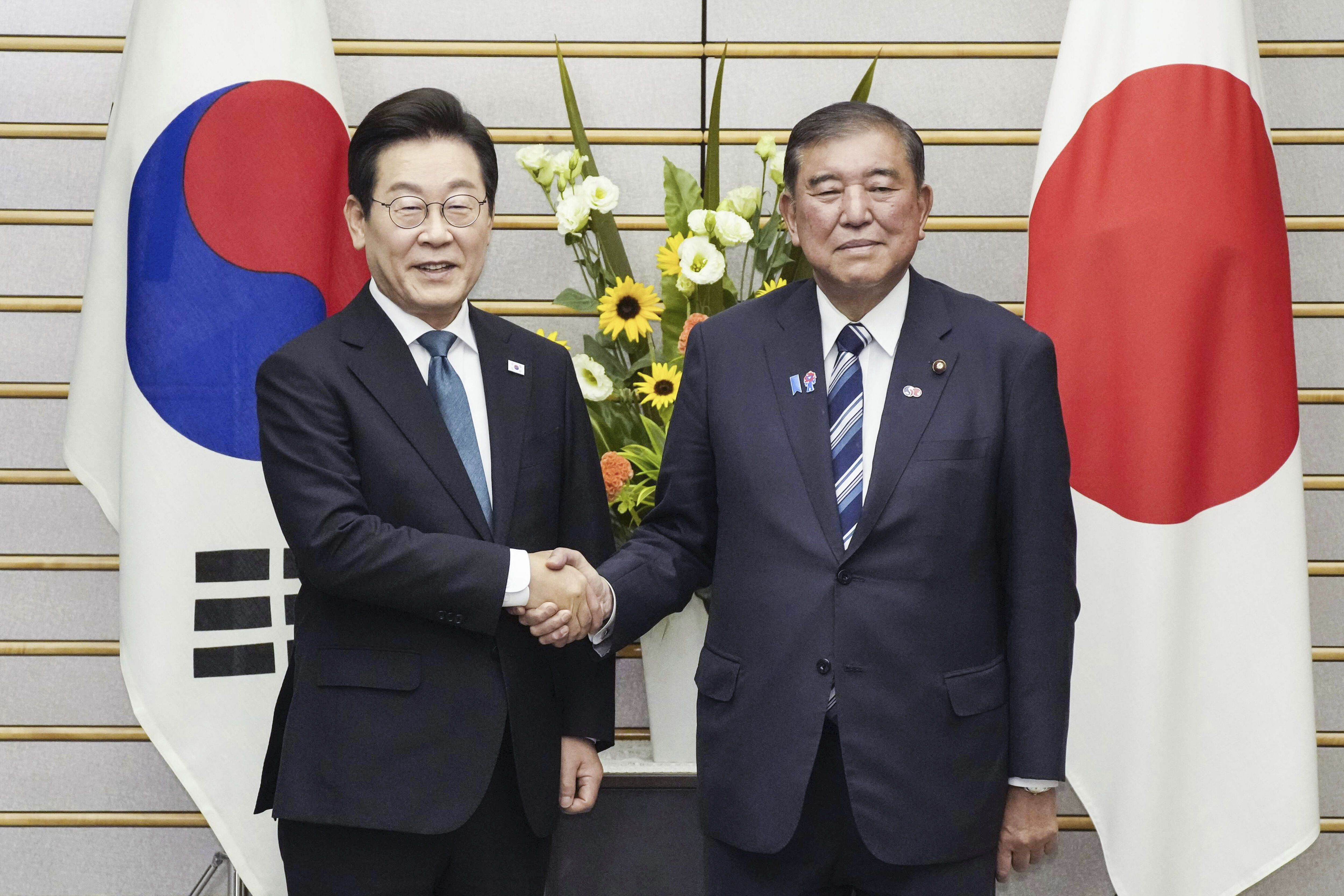 ▲▼南韓總統李在明23日出訪日本東京，與日本首相石破茂進行會談。（圖／達志影像／美聯社）