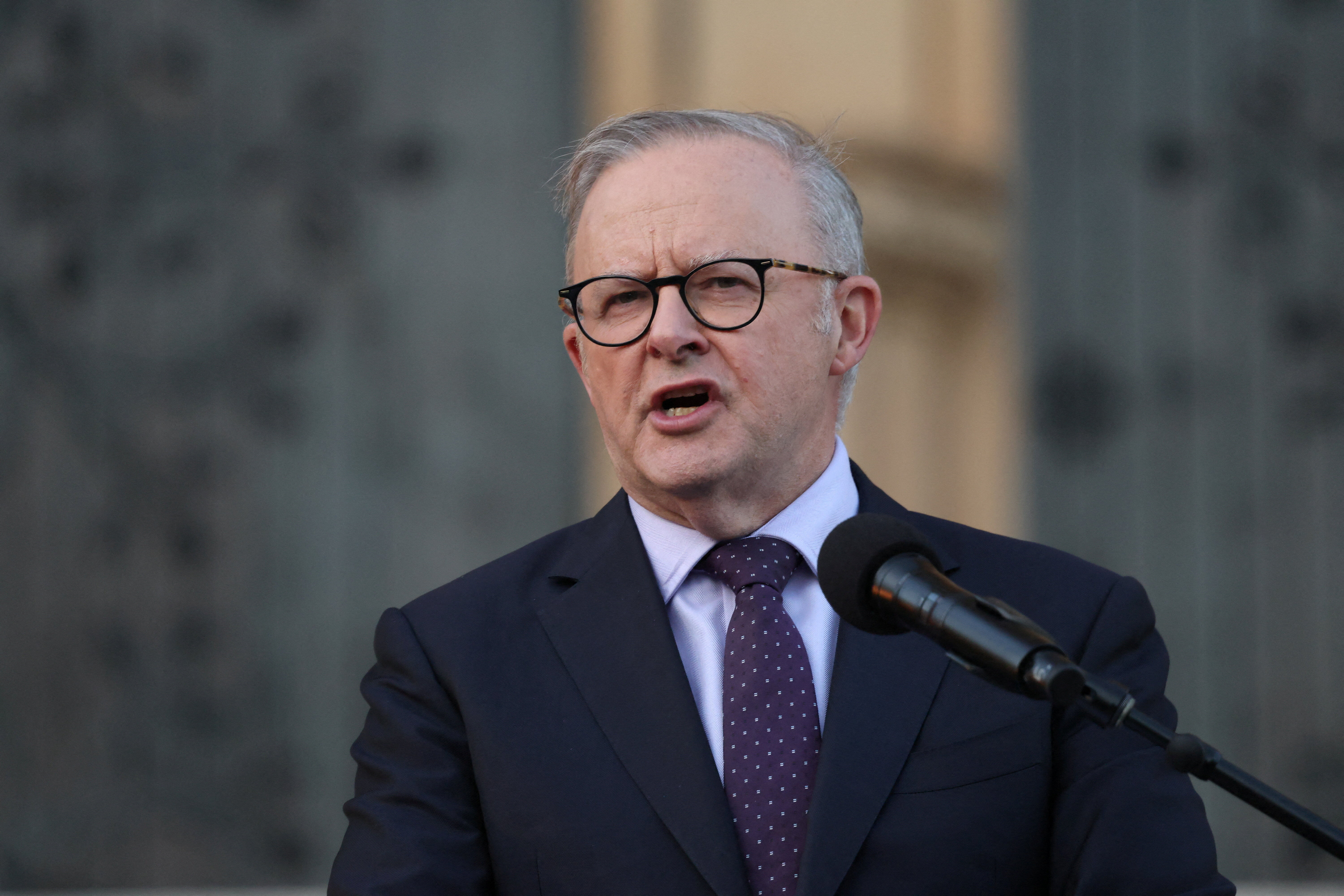 8546984-1 ▲▼ 澳洲總理艾班尼斯(Anthony Albanese) 。(圖/路透)