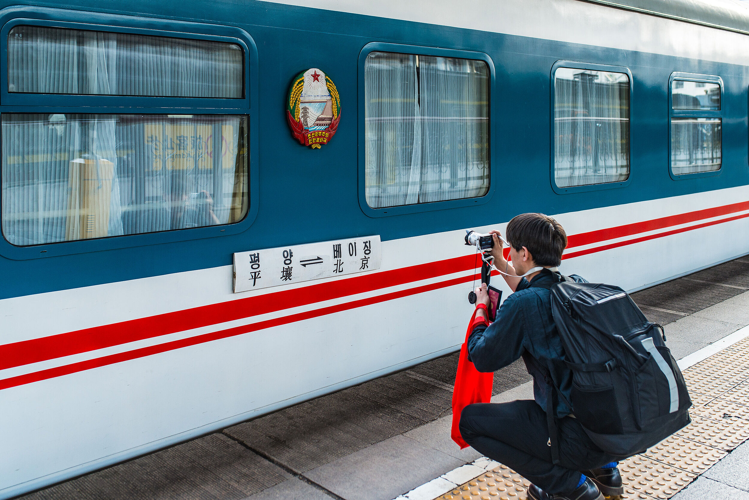 ▲▼北韓平壤往返中國北京的國際列車。（圖／VCG）