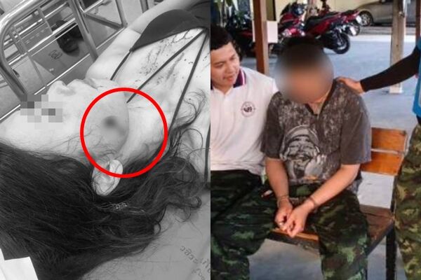 8667592 ▲▼子彈卡臉頰!陸女遊客打卡射擊場 下秒中彈。(圖/翻攝自amarintv)