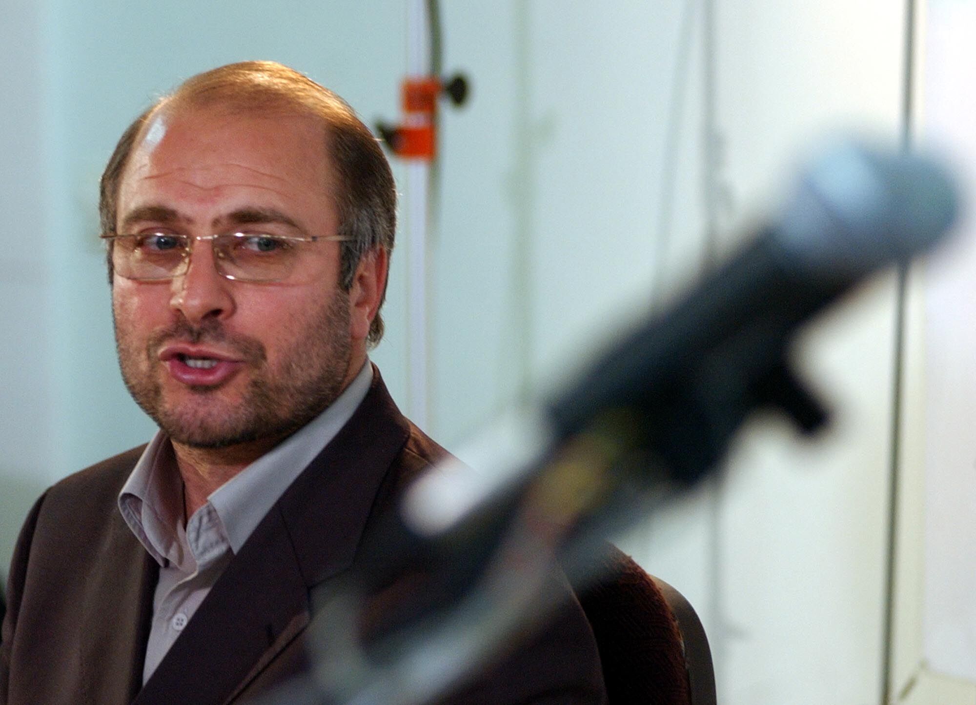 8672981 ▲▼伊朗國會議長卡利巴夫(Mohammad Bagher Ghalibaf)。(圖/達志影像/美聯社)