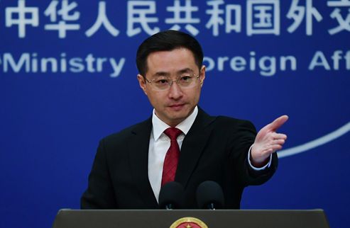 ▲▼中國大陸外交部發言人林劍。（圖／翻攝大陸外交部）