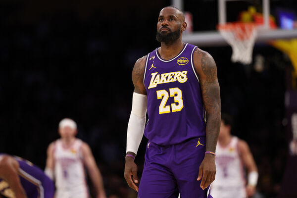 ▲洛杉磯湖人詹姆斯（LeBron James）。（圖／路透）