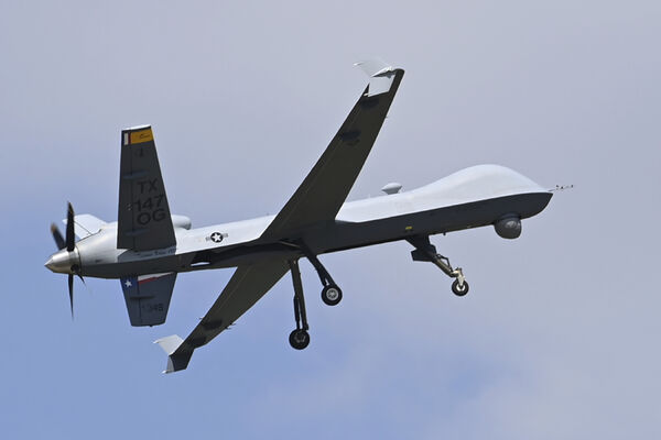 ▲▼ 美軍MQ-9「死神」無人機（MQ-9 Reaper）。（圖／達志影像／美聯社）