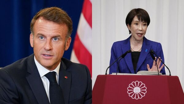 d8681757 ▲▼法國總統馬克宏、日本首相高市早苗。(組圖/路透)