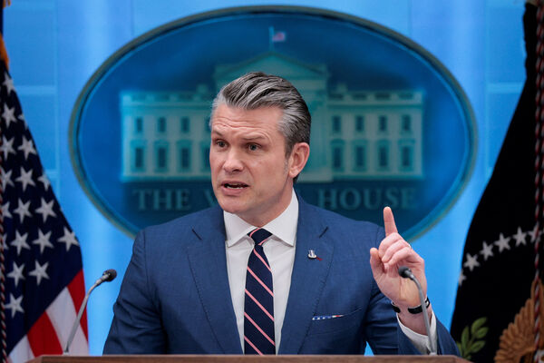 ▲▼美國國防部長赫格塞斯（Pete Hegseth）。（圖／路透）