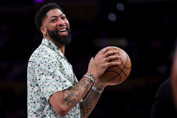 ▲戴維斯（Anthony Davis）、楊恩（Trae Young）。（圖／達志影像／美聯社）