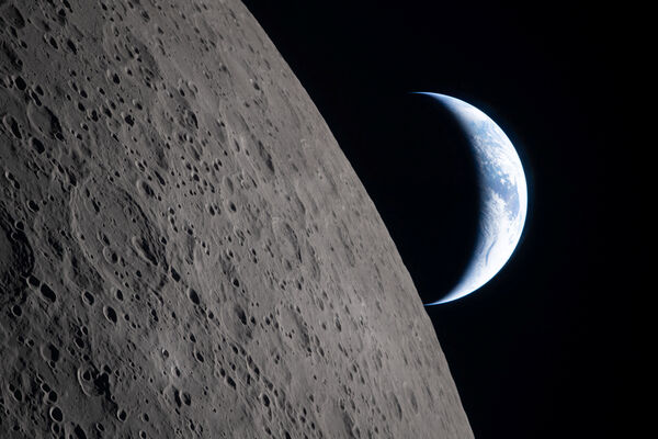 d8691497-1 ▲▼美國國家航空暨太空總署(NASA)公布「阿提米絲2號」(Artemis II)任務的最新影像。(圖/路透)