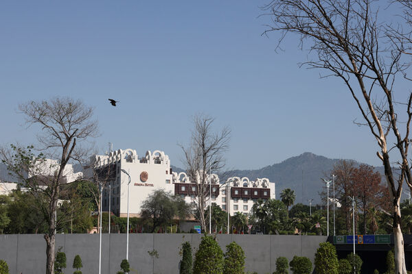 ▲▼ 美伊談判11日巴基斯坦登場。圖為塞勒納飯店（Serena Hotel）。（圖／路透）