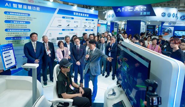 ▲智慧座艙與車用整合方案成為本屆展會焦點之一，展現台灣在智慧車電與軟硬整合應用上的實力。(圖／貿協提供)