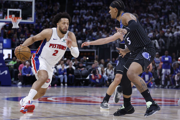 ▲活塞康寧漢轟39分，球隊卻在季後賽首戰意外敗給魔術。（圖／路透）