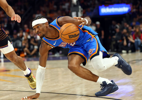 ▲雷霆吉爾吉斯-亞歷山大，太陽格林、布魯克斯、葛萊斯皮。（圖／路透）