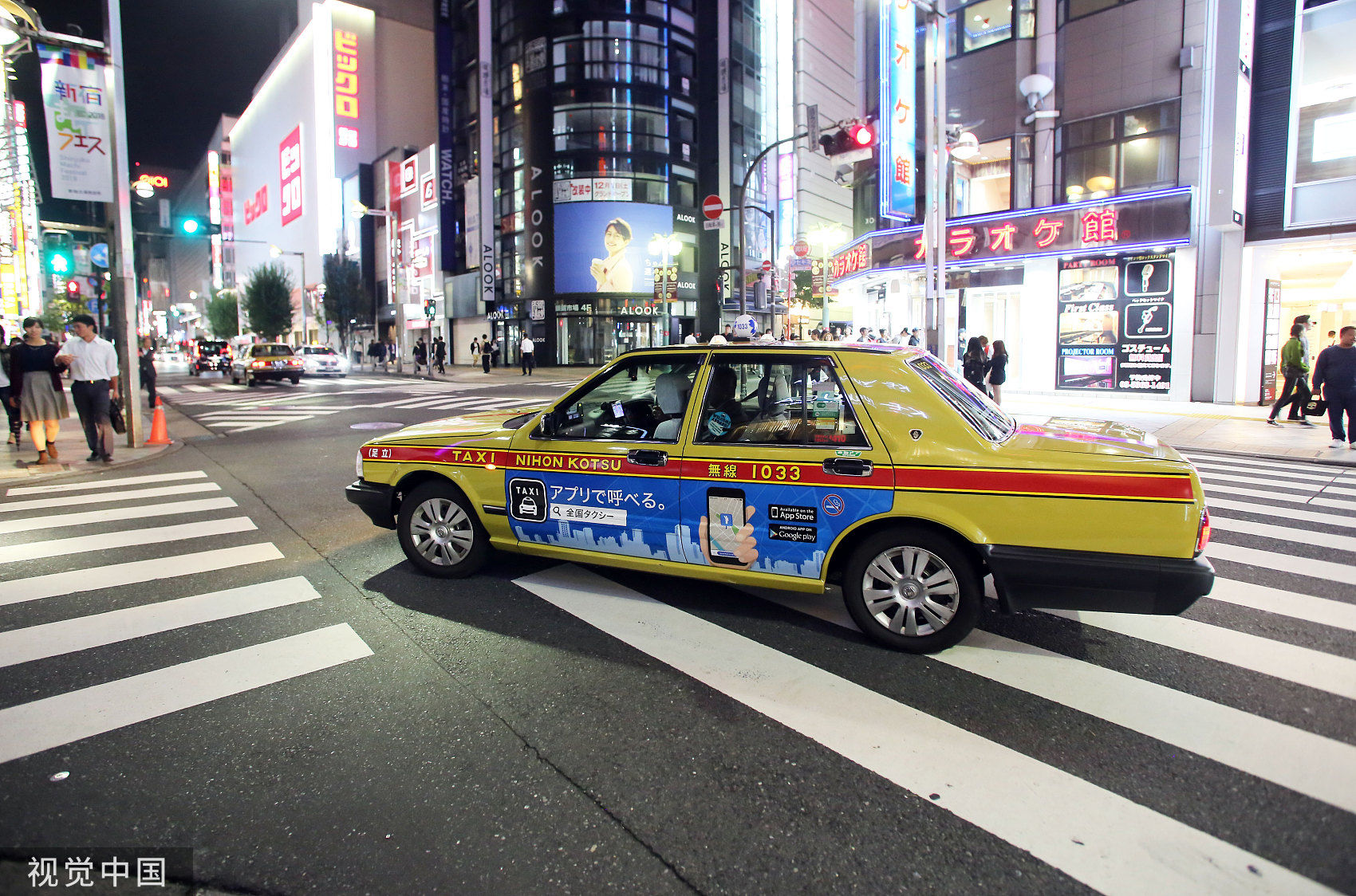 ▲▼ 日本計程車,日本街頭,東京街頭。（圖／CFP）