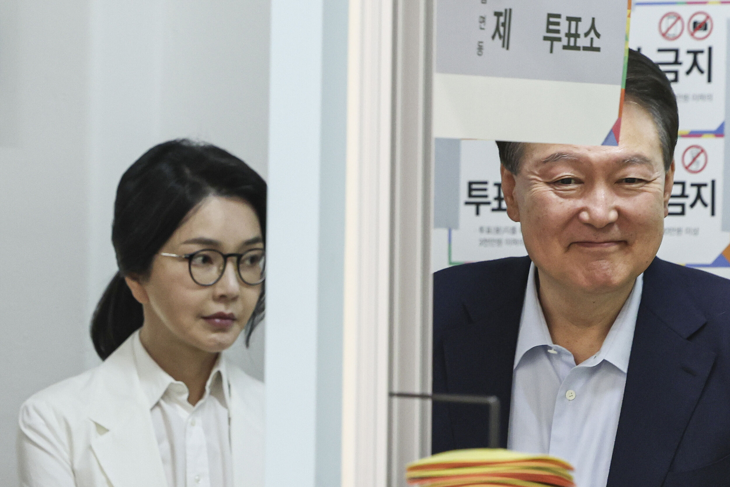 ▲▼金建希、尹錫悅。（圖／VCG）