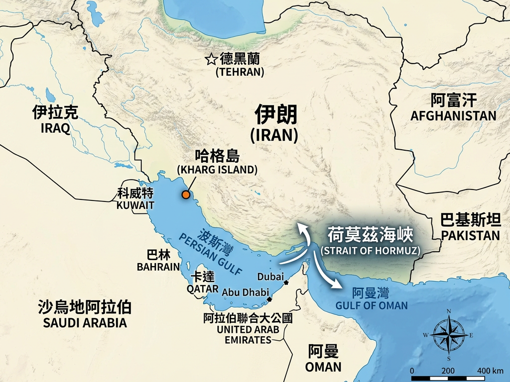 8668032 ▲▼中東,伊朗,卡達,德黑蘭),哈格島,荷莫茲海峽,。(AI協作圖/記者董美琪製作,經編輯審核)