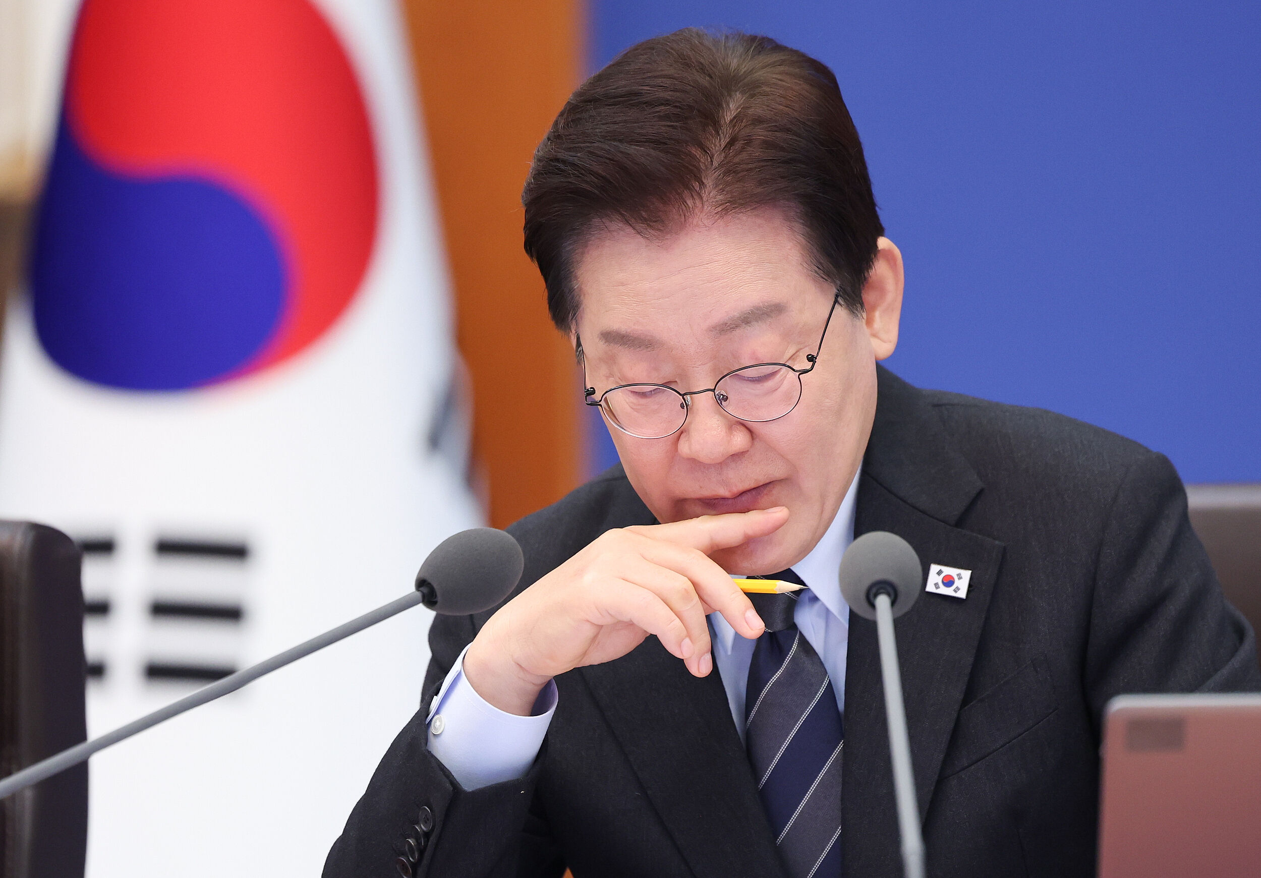 ▲▼南韓總統李在明6日在青瓦台召開並主持國務會議。（圖／VCG）