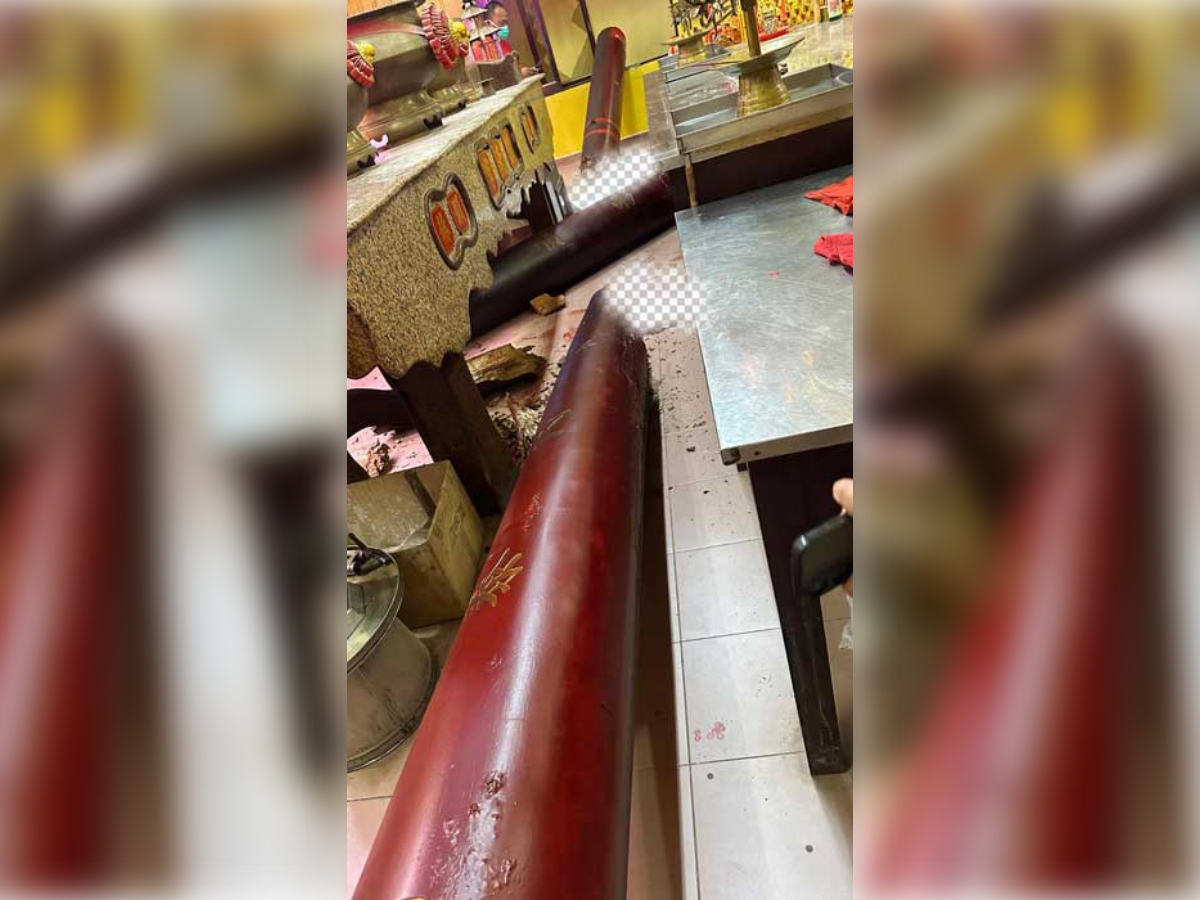 8691079 ▲▼寺廟橫梁突斷裂!17歲大馬少女「陪家人做志工」 當場遭活活砸死。(圖/翻攝自中國報)